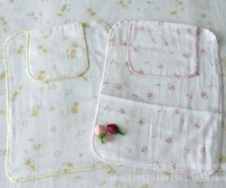 蕾蜜婴幼儿用品宝宝用纯棉纱布吸汗巾32*23全棉40支双层2条装柔软图2