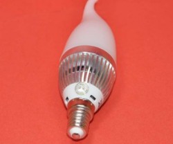 批发供应海佳LED lamp 3W E14家用照明节能灯泡 led蜡烛泡拉尾泡图3