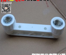供应工程双联直接 家装五金  PPR双联弯头 PPR家装双联图2