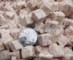 供应半加工适合用于甜品佐料火锅加工食品味道醇香超粉的质芋头丁图3