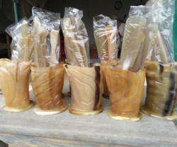 牛角茶具图2