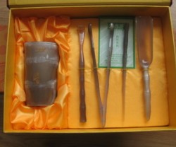 牛角茶具图3