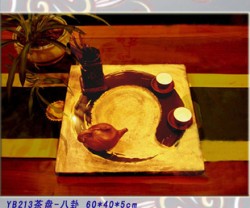 中式新古典家居匠心艺术摆件 茶具 茶盘-YL050莲蕊有香图3