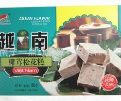 广西特产 东盟特产 下午甜点 早点 糕点 180G士照越南椰茸松花糕图2
