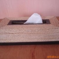 编织工艺品，家居用品，餐巾盒（长条）