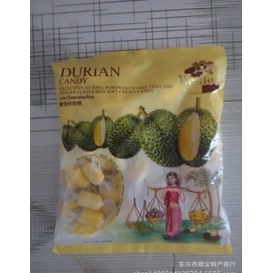 进口食品泰国DURIAN榴莲糖 泰国金枕