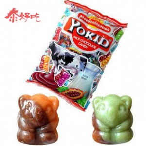 供应泰国YOKID牛奶动物糖 可爱小熊