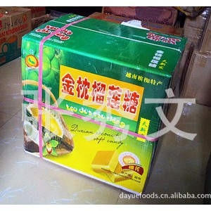 越南天新发金枕榴莲糖300克-槟椥特产图2