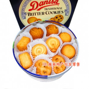 超好吃 Danisa丹麦皇冠牛油曲奇饼干 蓝罐454g 实惠大罐装多口味