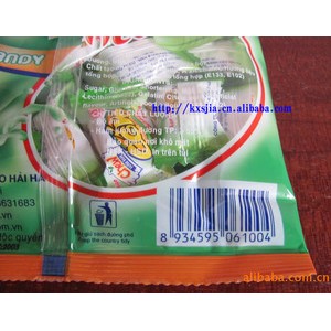 越南进口 海霞HAI HA咀嚼糖 香草香味奶糖 105g克 香叶薄荷口味图2