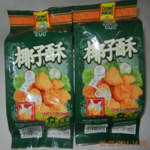 越南特产中越泰兴龙椰子酥150g 进口