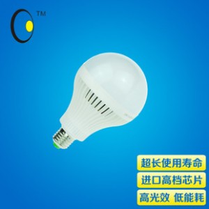2014夏季新款 球泡灯系列特殊全塑散热球泡灯3W功率厂家批发直销图2