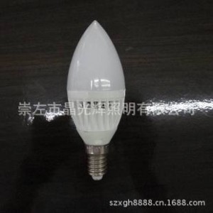 3W LED 塑料 陶瓷 蜡烛灯  AC85-265V图2