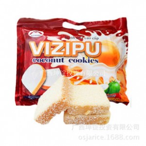 越南进口面包干 VIZIPU 椰子味面包