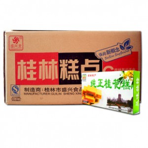 【整箱批】广西桂林土特产糕点 桂花糕150g 旅游休闲零食 茶点