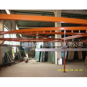 广西路灯照明设施涂装生产线喷塑流水线图2