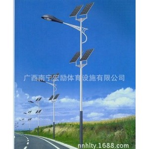 广西绿城太阳能灯杆厂家供应【宏励灯具】图2