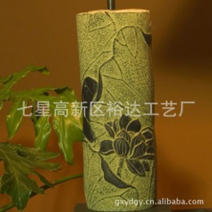 中式田园风格 酒店装饰荷花台灯 客厅卧室照明灯 学习灯D008图2