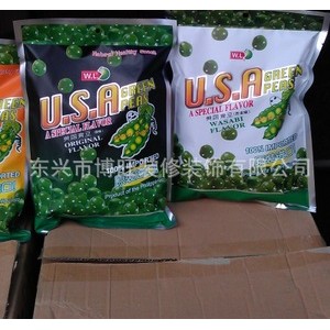 进口青豆 原味/蒜香/香辣/芥末240g 菲律宾零食特产 12袋一箱图3