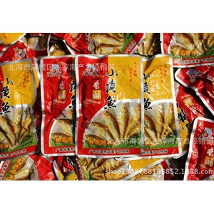 北海特产批发 真空包香酥小黄鱼小吃 开袋即食 一包5斤 一箱20斤图2