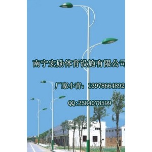 锥形灯杆，Q235钢材灯杆【南宁宏励照明灯具厂家】图2