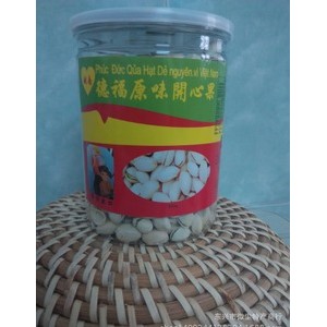 休闲零食炒货越南特产德福原味自然开口开心果500g装图2