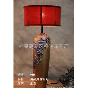 中式家居创意灯饰灯具 卧室台灯 客