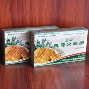 广西大山特产批发 巴马火麻酥168g非油炸正中酥性饼干火麻酥批发图2