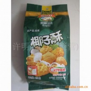 批发供应越南特产带中文标签椰子酥 越南泉记椰子酥150克（图）图2