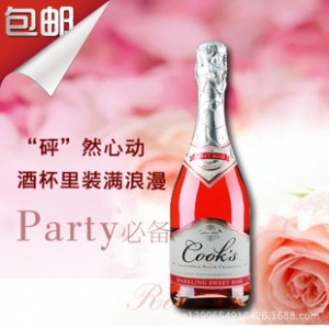 美国进口起泡酒 库克斯香槟 赤霞珠 女士酒香甜可口 正品批发图2