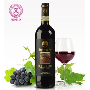 意大利原瓶进口红酒 罗切特极品黑标干红葡萄酒 750ml装批发供应