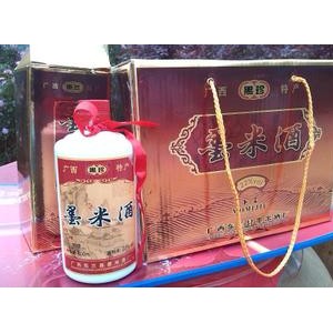 【广西名优特产】特色中国广西美酒  5年陈酿墨米喜酒图2
