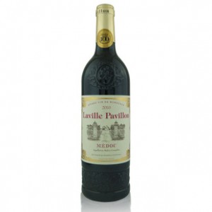 法国正品原装进口拉维亭波尔多梅多克干红葡萄酒送礼品红酒杯包邮