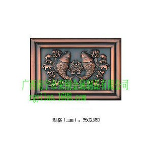 高档铜背景墙图2