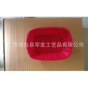 厂家直销 塑料编织篮 PP编织收纳用品 PE篮 环保又实惠图2