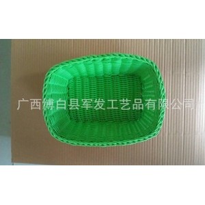 厂家直销 塑料编织篮 PP编织收纳用品 PE篮 环保又实惠图3