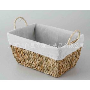 优质供应KN12127水葫芦编织篮 高档储物装饰品图2