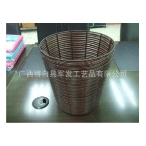 厂家直销环卫垃圾桶 编织垃圾篮 储物筐 手工艺编织篮图2