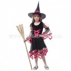 圣诞节儿童表演服装女装巫婆裙儿童cosplay公主裙 化妆舞会舞台服图2