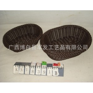 大量供应高质量KN18391A/B环保PP编织篮图2