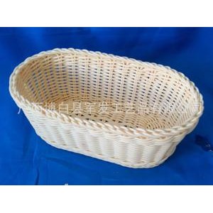 厂家热销款仿藤篮 PP编织环保安全可直接接触食品图2