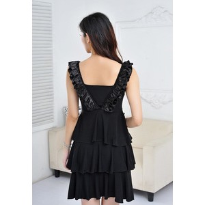 2014新品上市女装多层次连衣裙图3