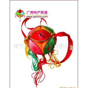 批发壮锦 家居挂饰 汽车饰品批发 婚庆用品 广西特产绣球 6厘米图2