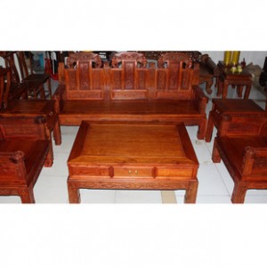 专业生产 红木家具 缅甸花梨木大果紫檀沙发六件套