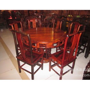 红木家具 红木实木餐桌 老挝红酸枝
