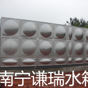 河池02S101图集设计方形不锈钢冷水保温水箱图2